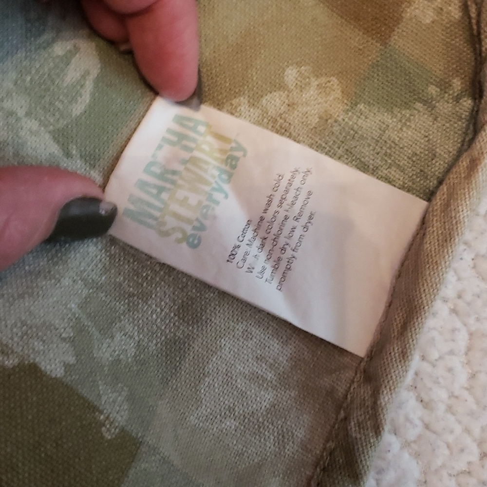 Vintage Y2K Marth Stewart plaid floral place mates - Picture 5 of 5
